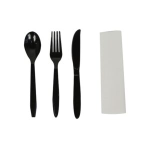 BLACK HD CUTLERY SET