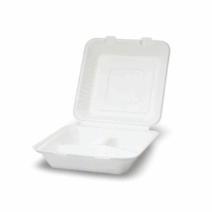 ECO BAGASSE 3 COMP MEAL BOXES