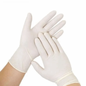 LATEX WHITE GLOVES POWDERED & POWDER FREE