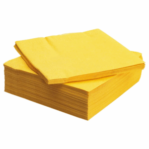 YELLOW PAPER NAPKINS
