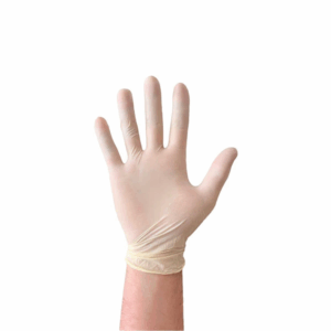 LATEX CLEAR GLOVES POWDERED & POWDER FREE
