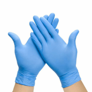 VINYL BLUE GLOVES POWDERED & POWDER FREE