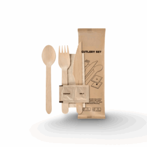 WOODEN CUTLERY SET